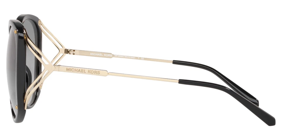 Nuevas gafas de sol MICHAEL KORS MK2099U 333211 Morro Bay 59 mm negras doradas Foto 3 de 4