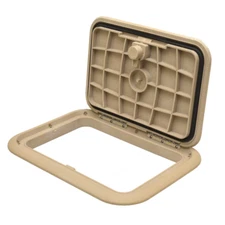 TH Marine Boat Deck Hatch HDSS-1115-15 | 11 x 15 Inch Dark Beige