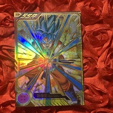 Son Goku Dragon Ball Z SUPER 7 ACG Goddess Anime Holo Card SSR Bold Power