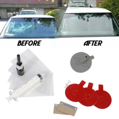 Windscreen Windshield Repair Tool Set Car Kit Wind Glass For Chip Crack Fix US