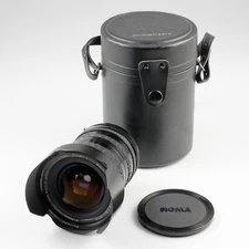 Sigma Zoom-Gamma 21-35mm f/3.5 Wide-Angle Zoom Lens Konica AR Mount + Case, Caps