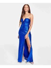 Emerald Sundae Juniors Sequin V-Wire Mermaid Dress Royal Size 2XL Style AQH5242