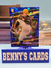 2024 Panini The National Baseball Blue Cracked Ice 65/124 RC Paul Skenes