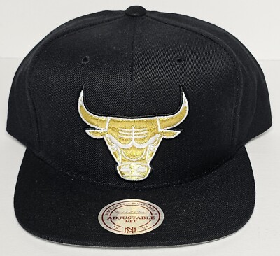 Chicago Bulls Baseball Adjustable Fit Snapback Cap / Hat Mitchell & Ness New