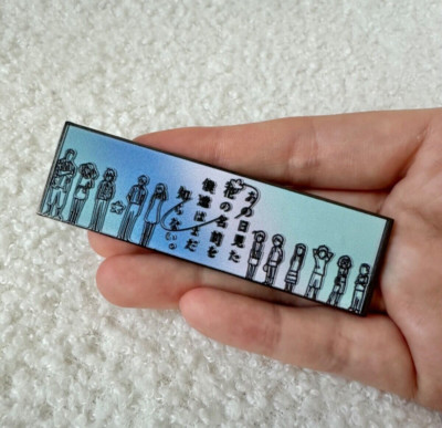 Anohana The Flower We Saw That Day Pin Anime Main Characters Metal Pin