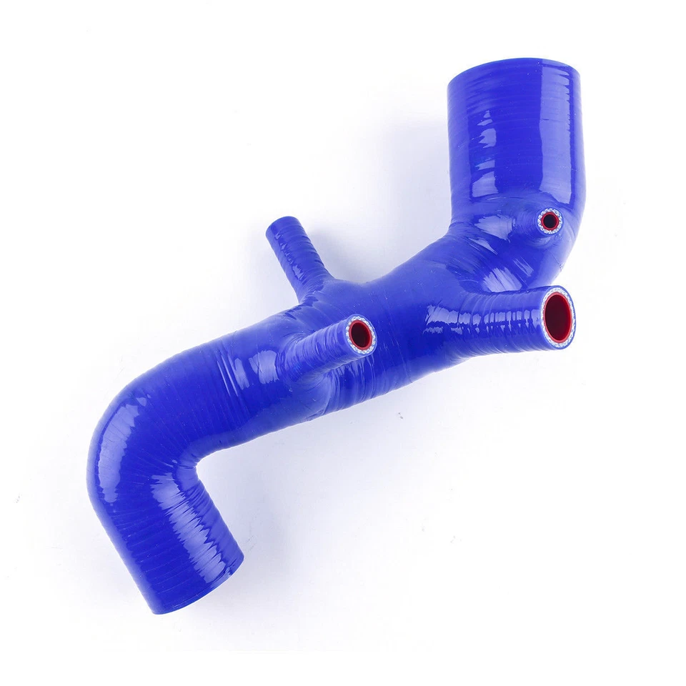 Manguera tubo entrada inducción silicona AZUL AUDI TT 225 S3 Seat Leon R Turbo Foto 3 de 3