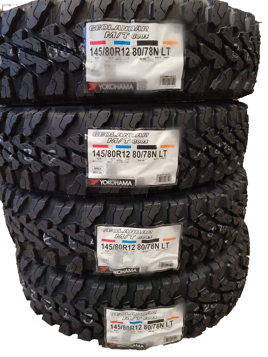 Yokohama Geolandar M/T G003 145/80R12 80/78N LT Kei Truck Snow Mud