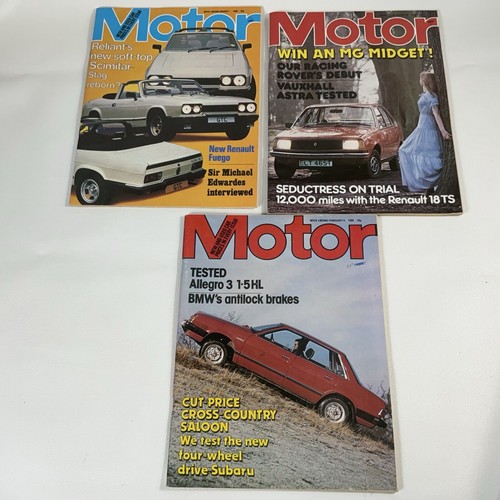 Vintage The Motor Magazine Weekly 1978, 79, 80 Automotive Cars UK Lot Of 17 - Foto 6 di 22