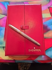 Sheaffer Sterling Silver White Dot Fountain Pen 18k Excellent, Unused Condition