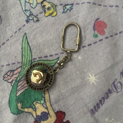 Yellowstone Jackson Hole Grand Teton Gold Tone Spinning Cube Metal Keychain (4)