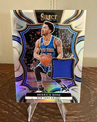 Panini Select 24-25 Derrick Rose Knicks Throwback Memorabilia Game Worn   - NEW