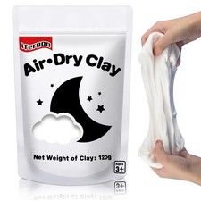 ifergoo White Air Dry Clay, Modeling Clay for School Art D-White Color