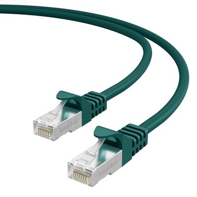 50m CAT7 Patchkabel S/FTP RJ45 Grün Ethernet LAN Netzwerkkabel