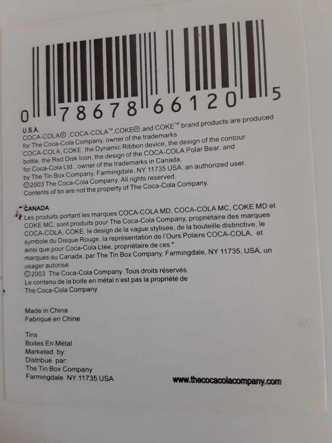 Coca Cola White Board