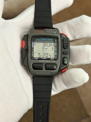 カシオ　CASIO スーパーサイバークロス　JG-200 Casio Super Cyber Cross JG-200 Vintage Digital Super Optical
