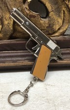 Vintage 1911 Victory Miniature Toy Cap Gun Keychain in Metal