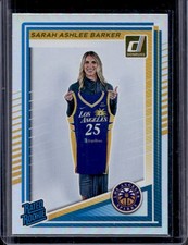 2025 Panini Donruss WNBA Sarah Ashlee Barker Rated Rookie Holo RC #100 Sparks