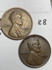 1932-P&D LINCOLN WHEAT CENT SET, 2 coins, low mintage/high grade coins, #88