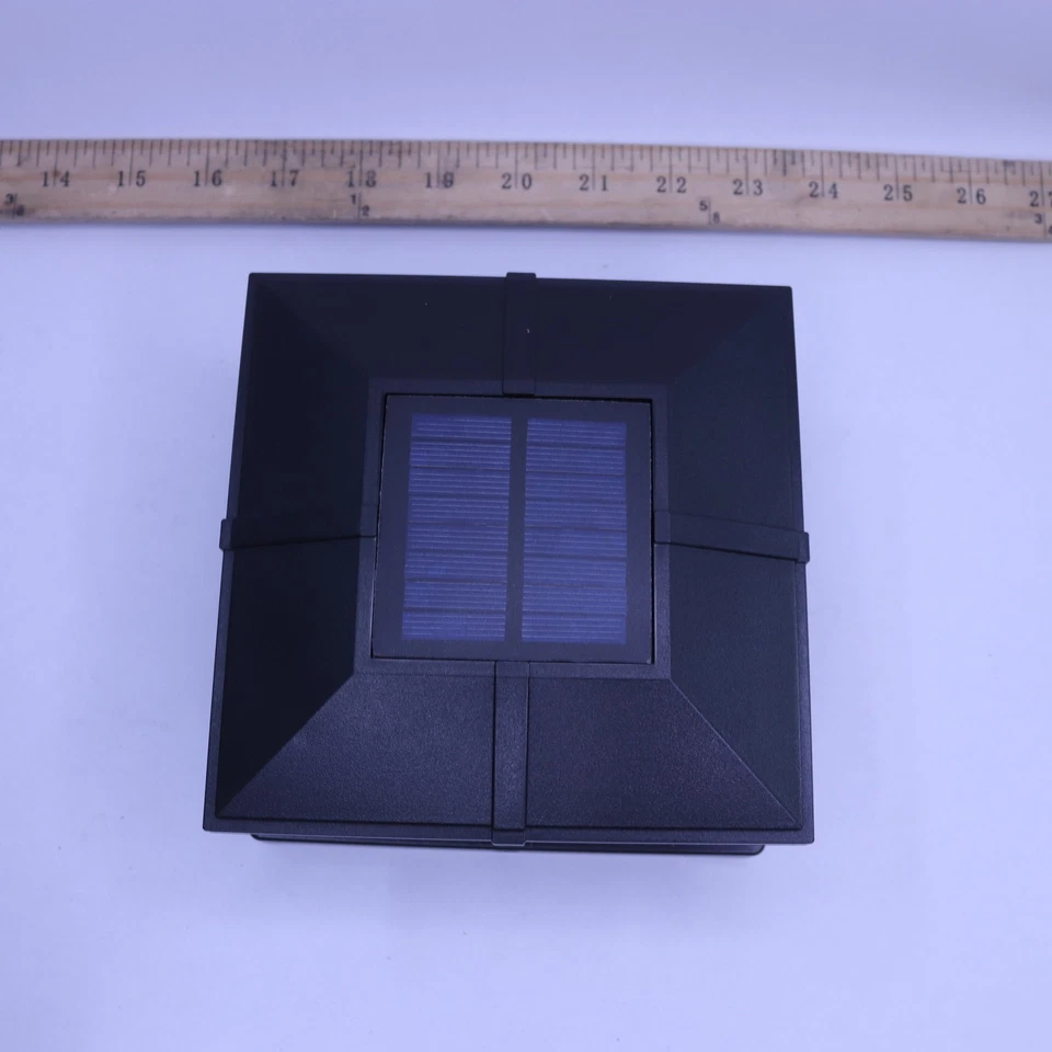 Veranda Solar Adaptable Post Cap Plastic Black 4 x 4 1008 156 789 - Image 3 of 4