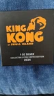 King Kong Of Skull Island 2024 1oz Silver Bar LE 499 With Box And COA