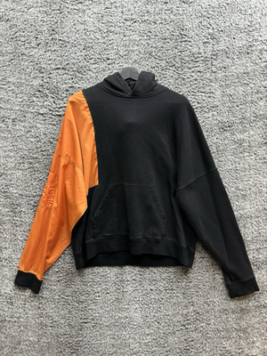 MASTERMIND JAPAN C2H4 Oversized Alpha Reconstructed Sleeve Hoodie Size S