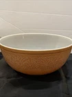 Vintage Pyrex Woodland Brown/Tan Mixing Bowl #404, 4 Quart
