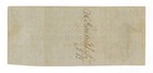 1862 Cr.11A $5 TEXAS Treasury Warrant - CIVIL WAR Era — photo 2