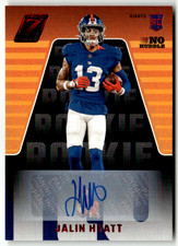 Panini Zenith NFL 2023 No. 149 Jalin Hyatt Rookie Auto Red