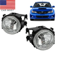 Front Fog Lights Lamps W/Bulbs For 2018-2013 2014 Subaru WRX STI Impreza Legacy