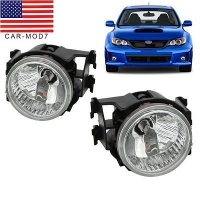 Front Fog Lights Lamps W/Bulbs For 2018-2013 2014 Subaru WRX STI Impreza Legacy