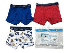 NWT Carters's Boys 3-Pack 100 Cotton Boxer Briefs Size 2/3