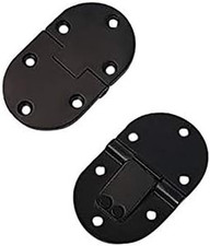 Solid Brass Butler Tray, Folding Table Hinge, 2-1/2" X 1-1/2" X 3.0 Mm, Matte Bl