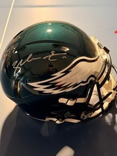 Zach Eartz signed Philadelphia Eagles Replica Helmet
