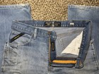 ARIAT REBAR M4 Relaxed Boot Faded Distressed Cowboy Stretch Blue Jeans 33x33 — photo 10