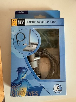 Kensington Schloß; Case Logic Laptop Notebook Security Lock; Sicherungsseil 2m