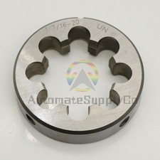 1 7/16"-20 UN Thread Die Right Hand, 1-7/16 x 20 UN Round Threading Die