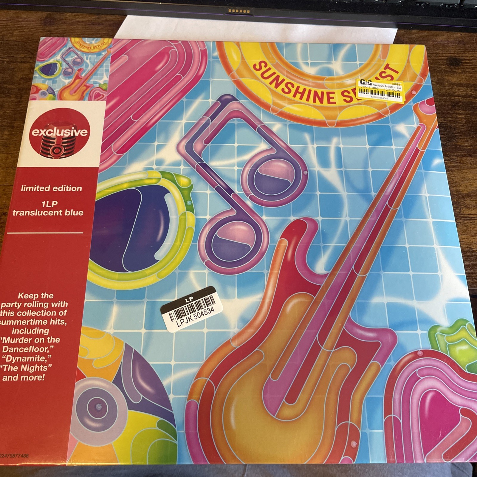 NEW SEALED Vinyl LP ♫ Various Artists - Sunshine Setlist TARGET EXCLUSIVE