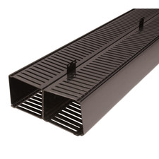 6FT Dual Sided Front/Back Vertical Finger-Duct Network Rack Cable Manager