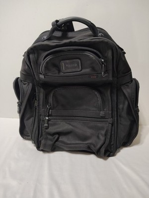 TUMI Alpha T-Pass 26578DH Brief Padded Laptop Backpack Black Carry