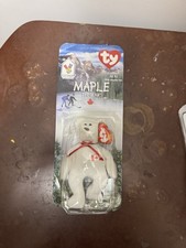 Maple the Bear Retired Ty Beanie Baby Brown Nose