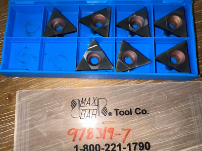 MAX BAR CARBIDE INSERTS QTY 7 TCOLR5156  C-2TC 978319-7
