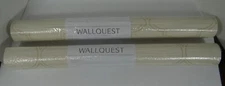 Wallquest RC10205 Grasscloth Look Ogee Textured Wallpaper 2 Rolls Vinyl