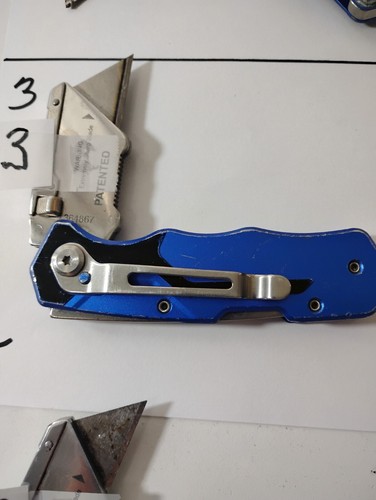 KOBALT KLAPP UTIL. MESSER, SCHARF TOP FORM SAUBER SCHÖN JE 8 $ + 10 NEUE KLINGEN - Bild 6 von 14