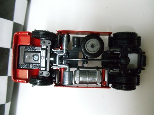 VOLVO FH12 TRACTOR ARTICULATED BULK POWDER TRANSPORTER DIE-CAST 1/50 JOAL - Picture 5 of 12