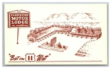 Birmingham, AL Alabama, Plantation Motor Lodge Best on 11 West, Chrome Postcard 