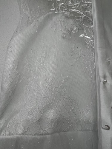 JJ's House White Ball-Gown/ Princess Floor Length Dress Size 10 - Picture 8 of 14