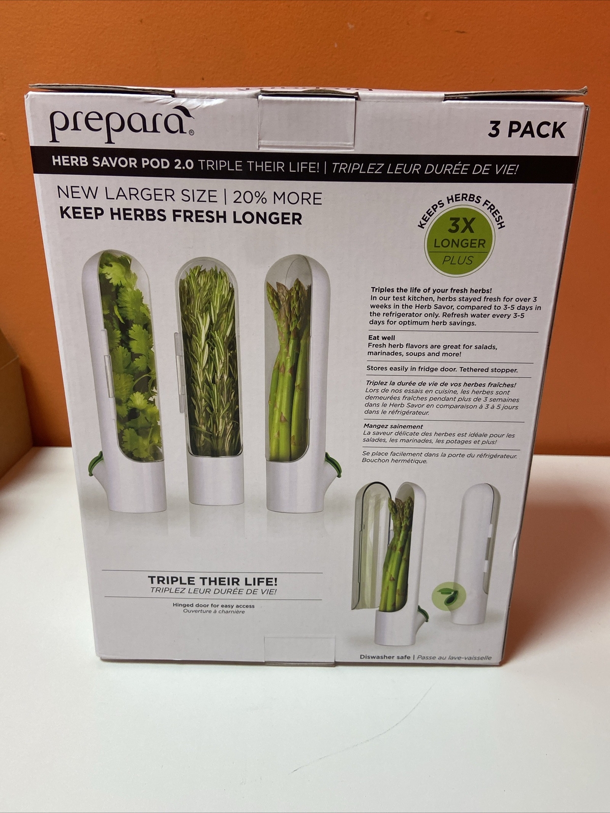 Prepara Herb Savor Pod 2.0 Set of 3 for sale online eBay