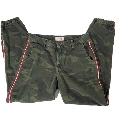 Sundry Camo Joggers with Red Stripe | eBay