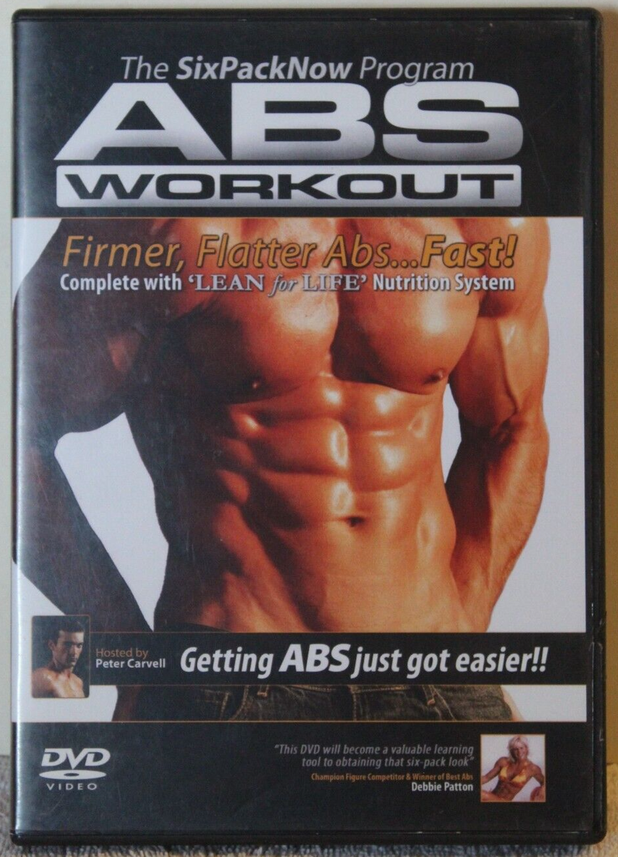Six Pack Now Abs Workout DVD Peter Carvell fast training nutrition 