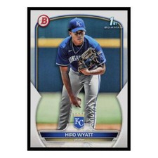 2023 Bowman Draft #BD-80 Hiro Wyatt Rookie Kansas City Royals Baseball Card